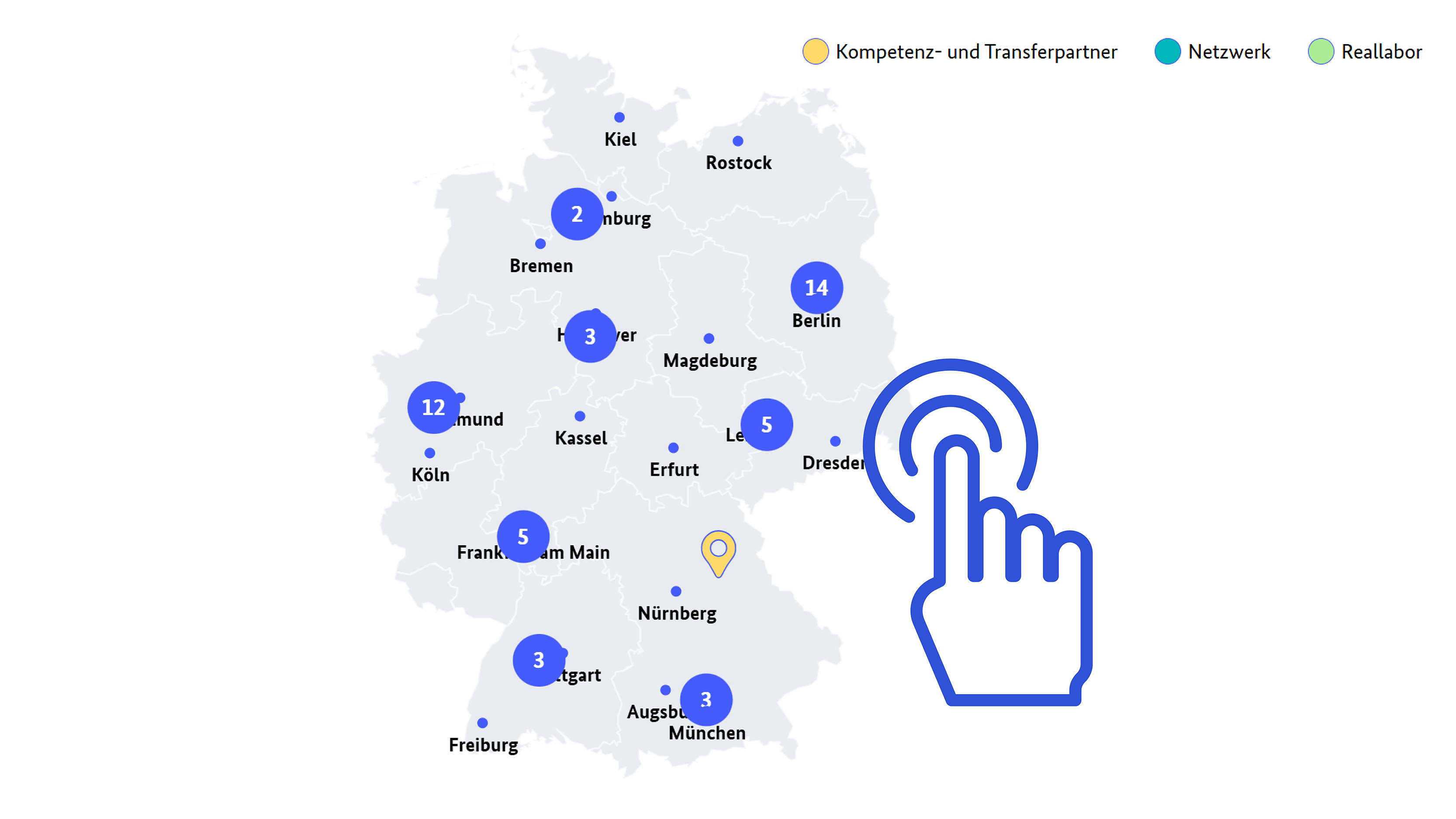 Landkarte Kreislaufwirtschaft