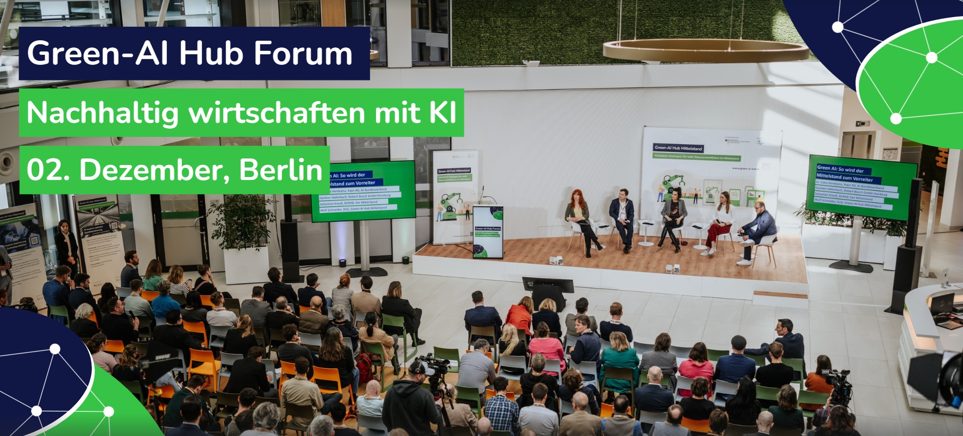 Green-AI Hub Forum: Nachhaltig wirtschaften mit KI
